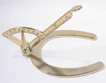 Brass Hoof Gauge