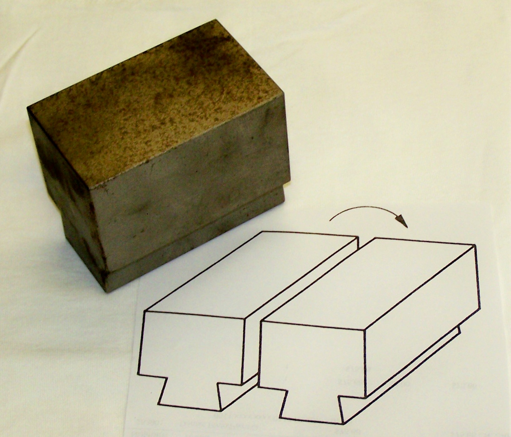 1102 Xtra Wide Flat Die, Unhardened