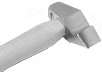 Bloom Right Handed Creaser with Wood Handle