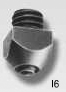 Mustad Screw-In Ice-6 Stud, 9/16