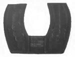 Castle 1� Black Bar Wedge Pad, 1/4