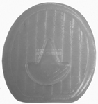 Castle Large Egg Bar Pads, Clear