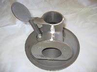 Extra Heavy Duty Round Coke Firepot with Dumping Ashgate - Eligible for Free Shipping.  See Home Page for full details