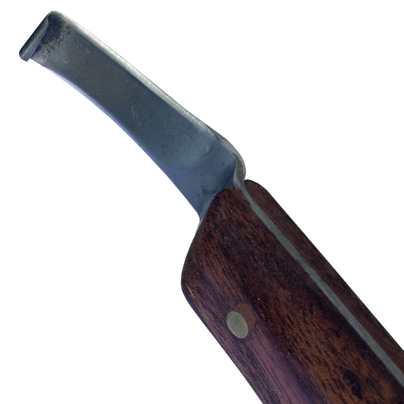 Hall Hoof Knife, Left Handed Drop Blade