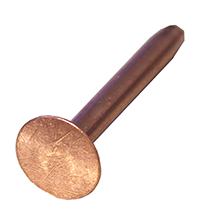 #10 Copper Belt Rivets, 1-1/4
