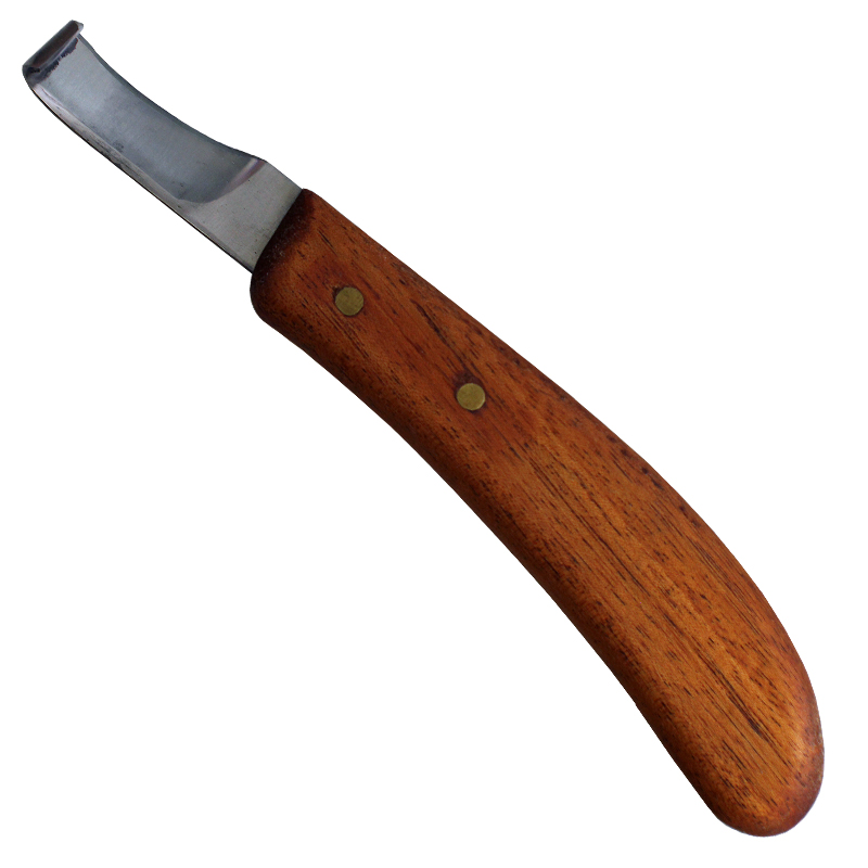 Left Hand - Hall Hoof Knife - Curved Blade