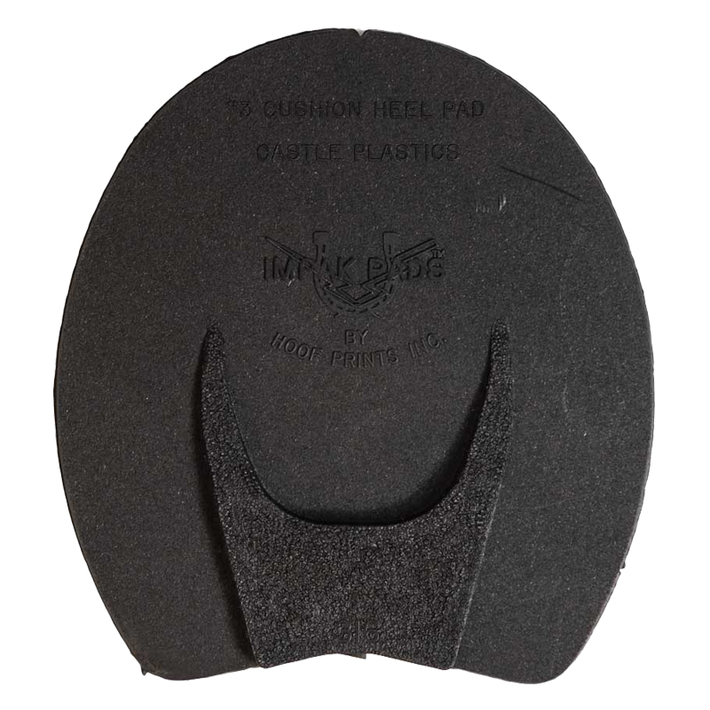 Castle #3 Cushioned Heel Pads - Black