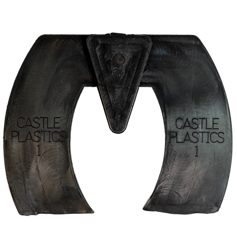 #1 Castle Bar Wedge Pads w/ Frog Support - Black