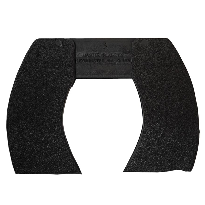 #3 Castle Bar Wedge Pads - Black