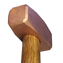 0.881 lbs. - Kanca Copper Hammer (400 gram)