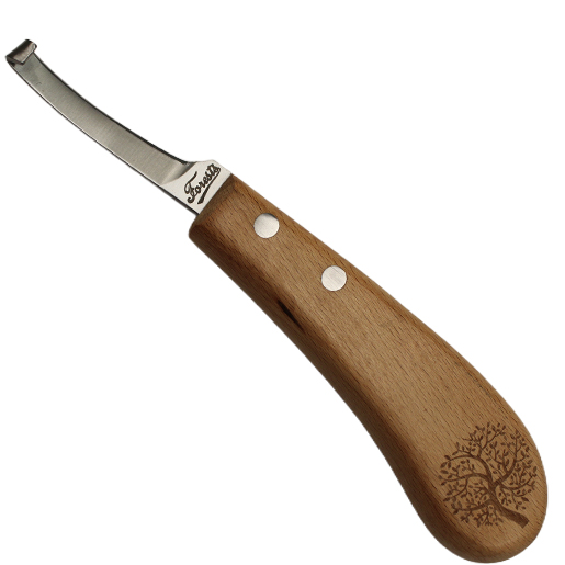 Forest Hoof Knife Narrow Blade, Left Hand