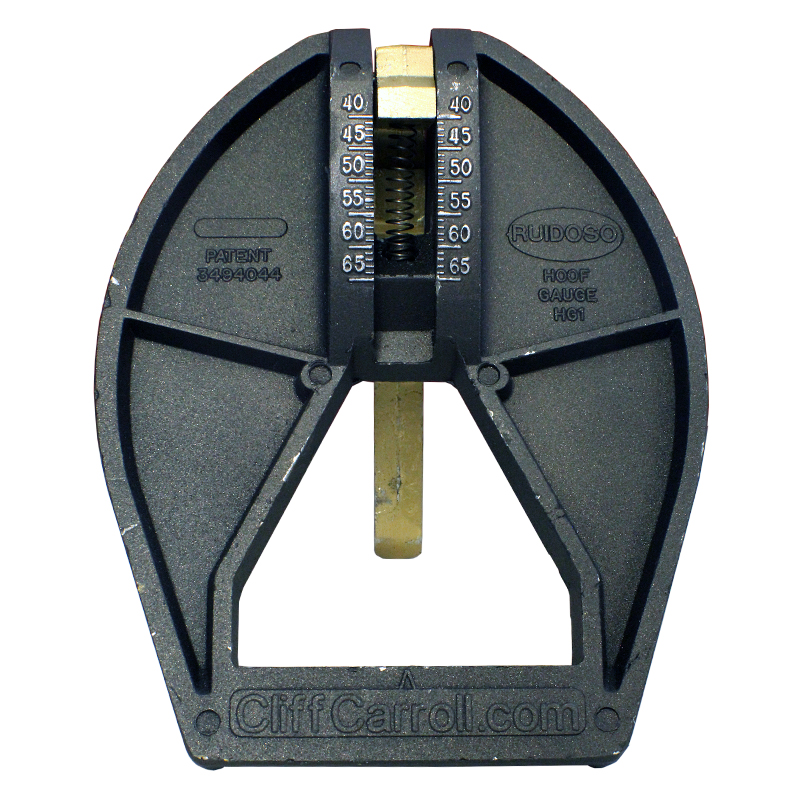 Ruidoso Aluminum Hoof Gauge