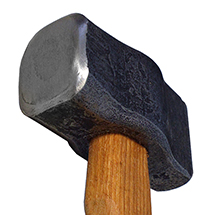 2.5 lbs. - Centaur Hilltop Straight Pein Hammer w/ Hickory Handle
