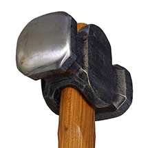 2.5 lbs. - Centaur Hilltop Square Face Rounding Hammer w/ Hickory Handle