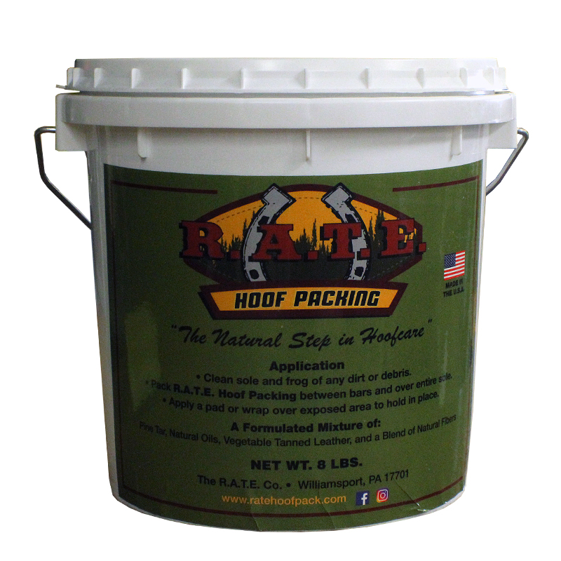 8 lbs. - R.A.T.E. Hoof Packing Bucket (1 Gallon)