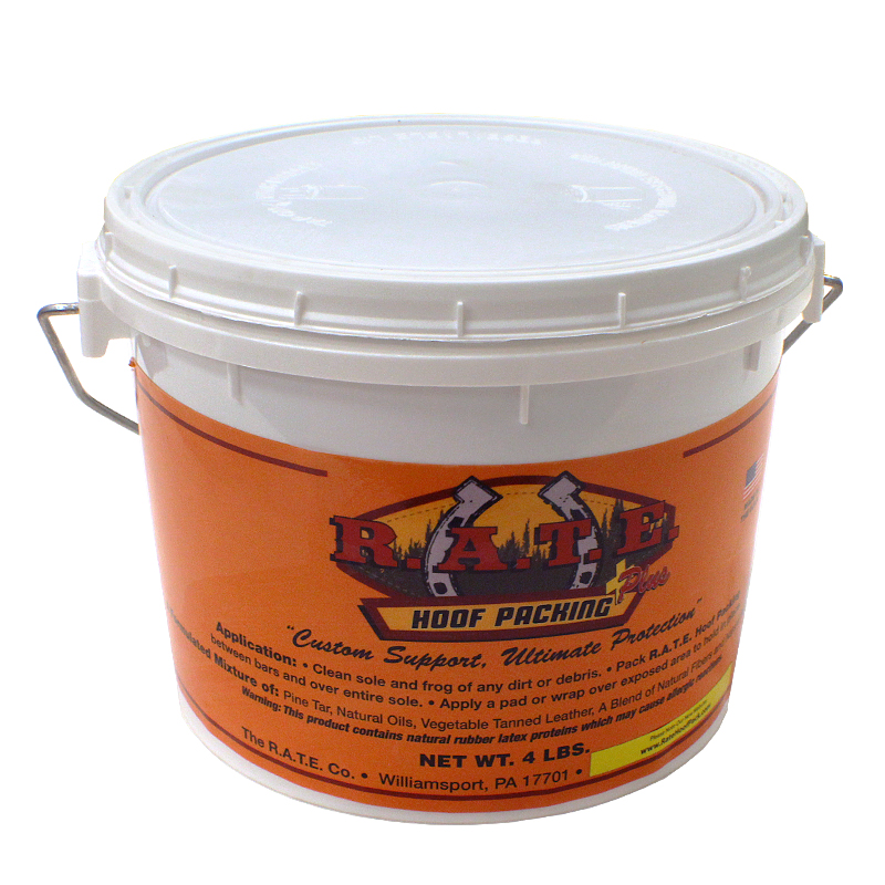 4 lbs. - R.A.T.E. Plus Tacky Hoof Pack Bucket