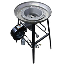 Centaur Rivet Coal Forge - Dumping Ashgate - 115V Dayton Blower