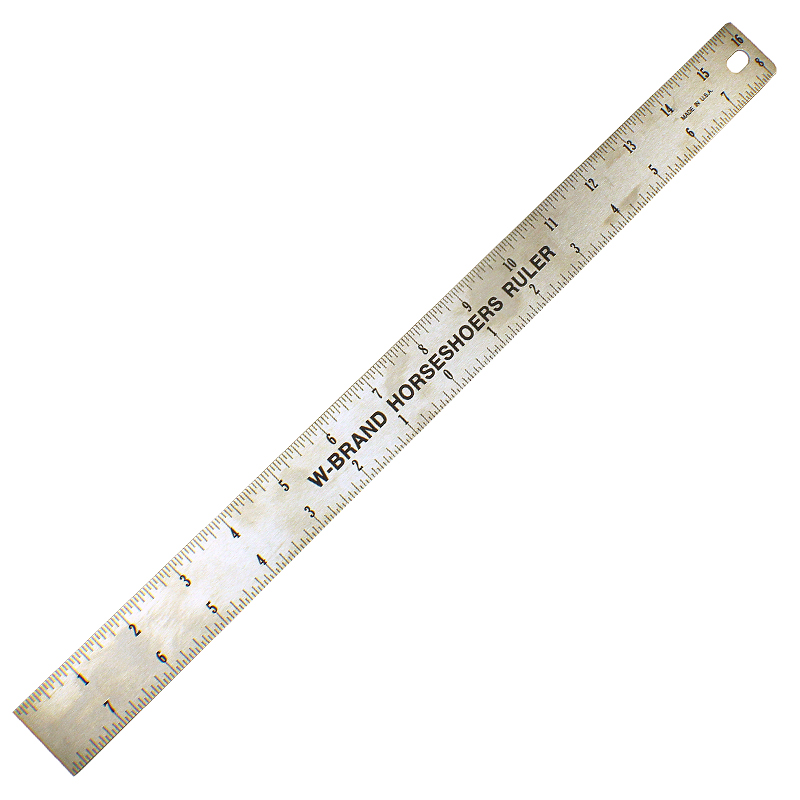 W-Brand Steel Horseshoer's Ruler